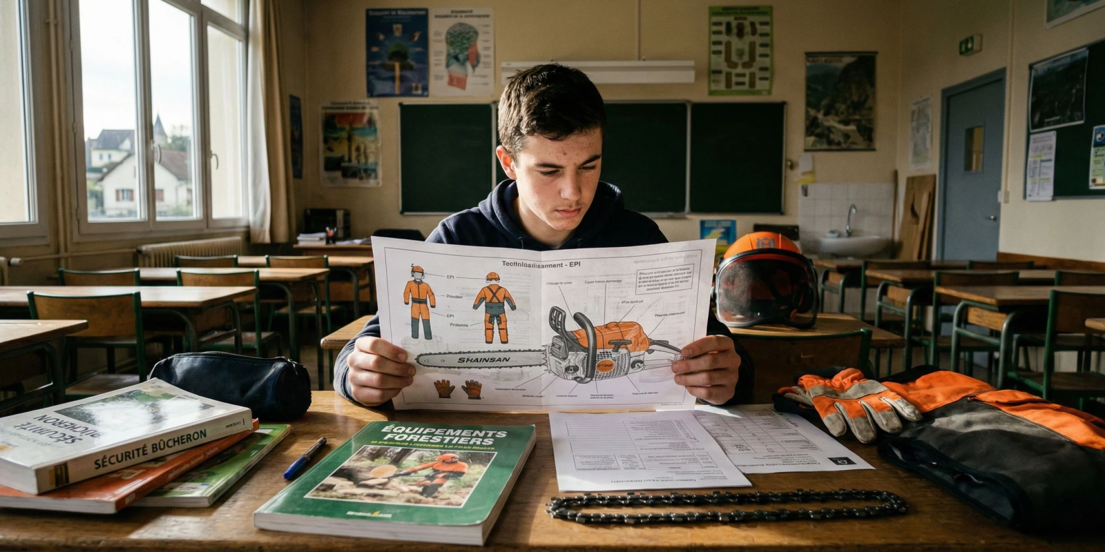 Matériel du Bûcheron : Tronçonneuse, EPI et Outils Essentiels pour Bien Démarrer en Formation BPA